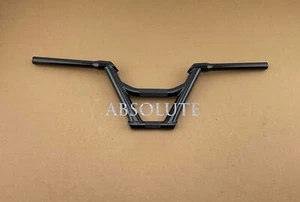 NEW! ABSOLUTE 7" RISE BMX BICYCLE 169 FREESTYLE STEEL HANDLEBAR 22.2MM IN BLACK. - Picture 1 of 1