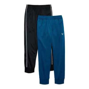 Pack of 2 - Cheetah Jogger Pant Boy's 14-16 Black/Blue Elastic Waistband Pull-On - Picture 1 of 1