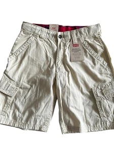 Levi’s Boys Kids Sz 10 W 25 Relaxed Fit Xx Cargo Shorts NWT Khaki - Picture 1 of 5