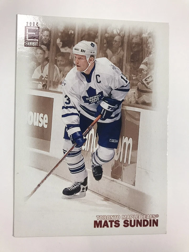 2004 Exhibit Toronto Maple Leafs Mats Sundin #196 - Image 1 of 2