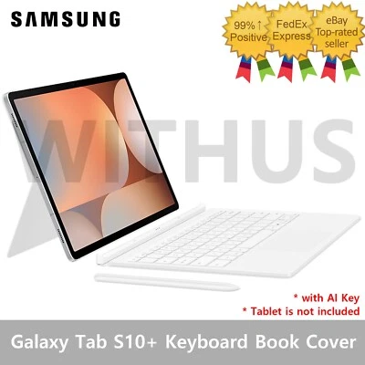 SAMSUNG Galaxy Tab S10+ Keyboard Book Cover with AI Key EF-DX825 ENG/KOR Layout - Image 1 of 4