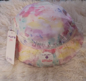 Layer 8 Girls Toddler Pastel Bucket Sun Hat UPF40+ - Picture 1 of 6