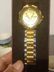 US Air Force Two Tone Quartz Herrenuhr - Bild 1 von 9