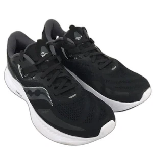 Saucony Womens Ride 15 Running Shoe Black White 11 US - Picture 1 of 6
