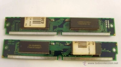 2x SIMM 72P 8 MB - MITSUBISHI M5M418165CJ 73999F06-6S - Imagen 1 de 2