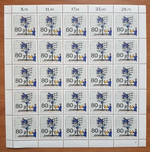 Berlin Michel No. 877 ** postfrisch 25er Bogen FN 2 - Imagen 1 de 1