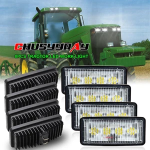 Kit de luces LED de trabajo de 8 piezas para John Deere serie 8000 8100 8200 8300 8400T - Imagen 1 de 10