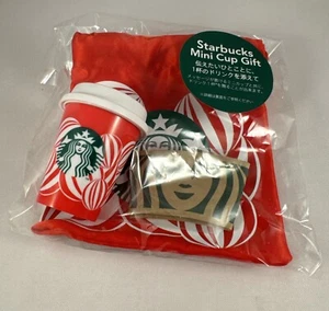 STARBUCKS Japón 2024 Vacaciones Rojo Blanco Taza Bolsa Regalo Bebida Regalo SOLO JAPÓN - Imagen 1 de 7