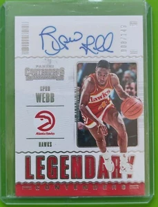 2020-21 SPUD WEBB 008/149 AUTO PANINI Card CONTENDERS LEGEND AUTOGRAPHS - Bild 1 von 2