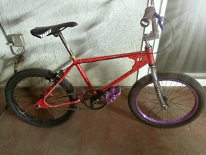 VINTAGE BMX WEBCO FRAMEwith all parts extra Skyway tuffwheel 2 great condition - Picture 1 of 8