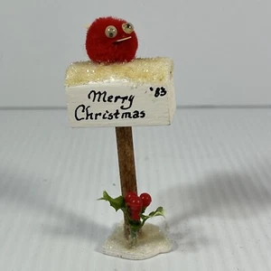 Buzón miniatura vintage y Redbird marcado Nashville Tennessee 1983 hecho a mano - Imagen 1 de 7