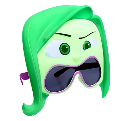 Disney Pixar Inside Out 2 Disgust Character Sunglasses Sun-Staches UV400 SG2923 - Image 1 of 3