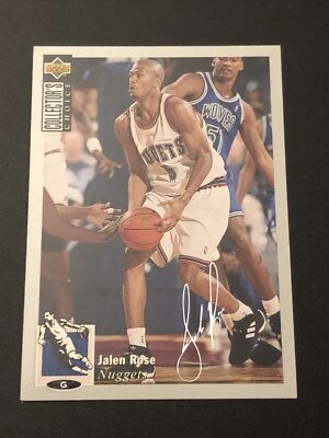1994-95 Upper Deck Collector's Choice Silver Signature Jalen Rose #238 Rookie RC - Image 1 of 2