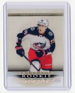 2022-23 UD ARTIFACTS YEGOR CHINAKHOV #CRU-38 CLEAR ROOKIE UPDATE RC - Picture 1 of 2