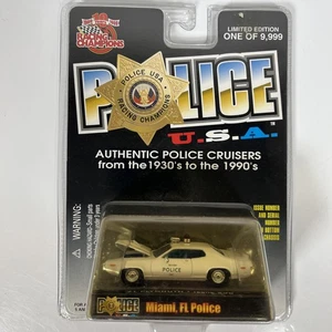 Racing Champions 10 Years Police USA  Miami FL Police Limited Edition - Picture 1 of 6