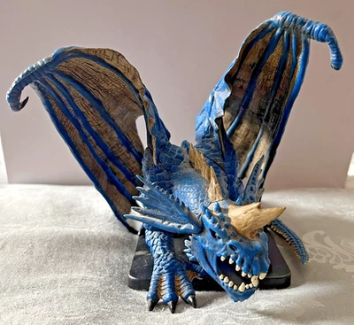 WOTC Ограниченный Выпуск Gargantuan Синий Дракон * Иконы D&D * 2007 * Только Фигурка - Изображение 1 из 4