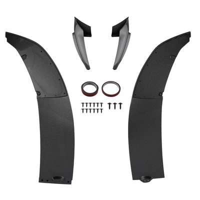 Labio del alerón del parachoques delantero para BMW F10 2011-16 serie 5 M Sport estilo fibra de carbono Foto 1 de 4