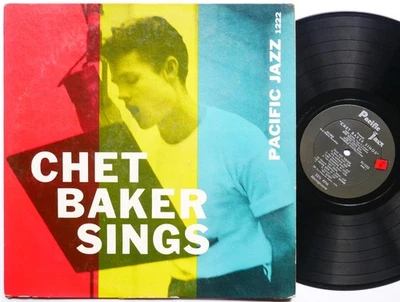CHET BAKER Sings LP PACIFIC JAZZ PJ-1222 US 1956 DG MONO Russ Freeman - Image 1 of 4