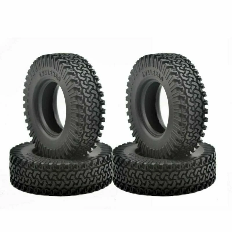 4PCS 98MM Rock Crawler Reifen Tyre Für 1/10 Axial SCX10 D90 RC 1.9" Wheel Tires - Bild 1 von 4