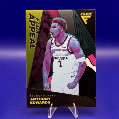 2022-23 Panini Flux Basketball Anthony Edwards Flux Appeal #19 Timberwolves - Image 1 of 3