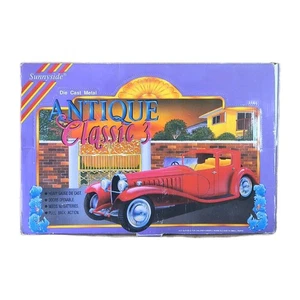 SunnySide Die Cast Metal Antiguo Clásico 3 Coches 🚨 12 Coches de Acción Pull Back - Imagen 1 de 23