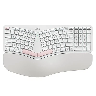 Nulea RT05B Wireless Split Keyboard USB-C Rechargeable Bluetooth Mac Windows - Image 1 of 2