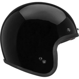 Bell Custom 500 Solid Black Helmet Cheap Discount Motorcycle Road Helmets - Picture 1 of 7