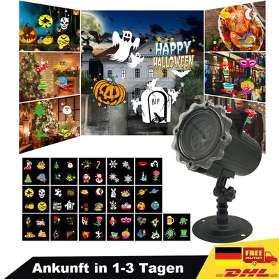 LED Laser Strahler Licht Projektor Innen Außen Lichteffekt Garten Party Deko DHL - Bild 1 von 4