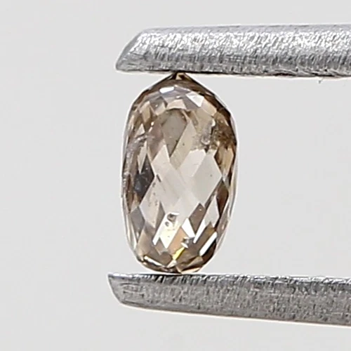 brown color briolette shape 0.16 ct 3 mm bead cut diamond natural loose diamond - Image 1 of 4