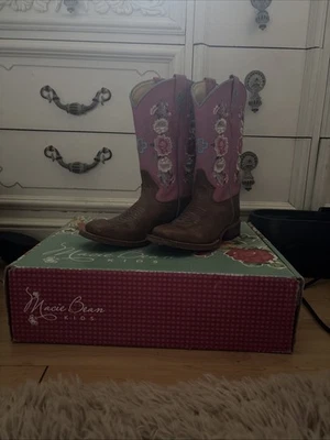 Botas Macie Bean Niños Ramo de Miel Talla 2 Estampado Rosa Lagarto Foto 1 de 4