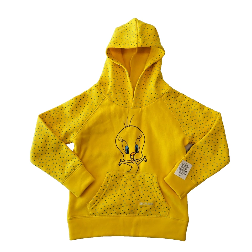 Sudadera con Capucha Tweety Looney Tunes Amarillo Brillo Talla 2T Nueva con Etiquetas Foto 1 de 4