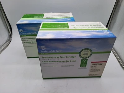 LOTE DE 2 CARTUCHOS SUSTENTÁVEIS EARTH BY STAPLES SEB4025MR MAGENTA - Imagem 1 de 4