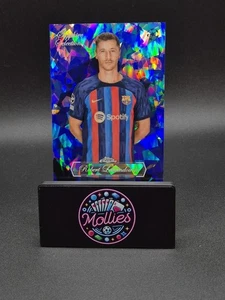 2022-23 Topps Chrome Sapphire Selections Robert Lewandowski Barcelona  - Picture 1 of 2