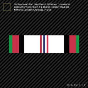 8" ACM Afghanistan Campaign Ribbon Sticker Self Adhesive usaf army usmc - Bild 1 von 1