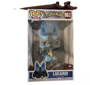 Funko Pop Jumbo 10" Pokemon LUCARIO #863 TARGET CON 2022 Exclusive NEW - Picture 1 of 8