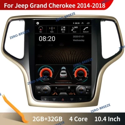 10.4" For Jeep Grand Cherokee 2014-2018 Car GPS Navigation Stereo 2G+32G CARPLAY - Image 1 of 4