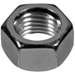 (6) - Hillman Stahl verzinkt 1/4 Zoll x 20 tpi Sechskantmuttern 100/Packung 150003 - Bild 1 von 1