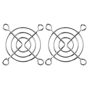 2 Pcs Cooling Fan Grill Protective Fan Finger Guard Metal Wire for PC CPU - Picture 1 of 7