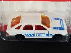 Majorette Ford Sierra / #272 / White w/ Blue Tampos / Made in France - Picture 1 of 7