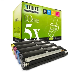 5x ECO Toner ersetzt Konica Minolta QMS 2400