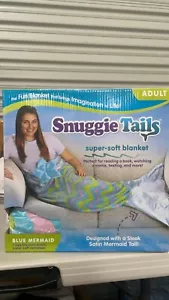 AS SEEN ON TV ADULT SNUGGIE TAILS SUPER SOFT BLANKET PURPLE MERMAID BRAND NEW - Picture 1 of 4