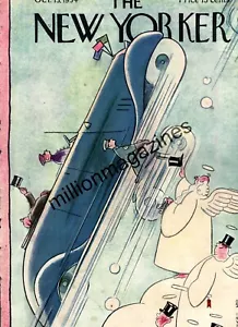 1934 New Yorker October 13 - How to get to Heaven fast - Rea Irvin - Picture 1 of 1