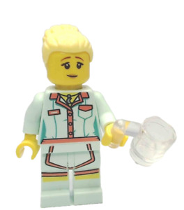 LEGO Kelnerka Sally minifigurka hs029, ukryta strona krewetek kolacja podzielona 70422