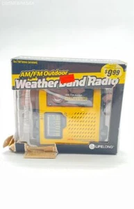 LifeLong AM/FM Weather Band Radio with Pivoting LED Light - Afbeelding 1 van 5