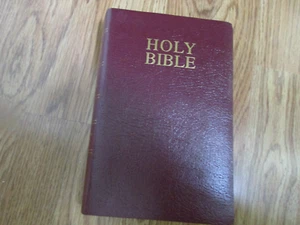 HOLY BIBLE King James Version With Helps Words of Christ in Red Letter Zondervan - Foto 1 di 6