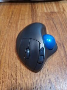 Logitech M570 Wireless Trackball Mouse Ergonomic Black with Receiver Dongle