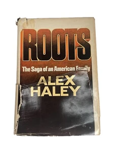 Alex Haley Signed 1976 Roots The Saga Of An American Family Hardcover w/DJ - Picture 1 of 5