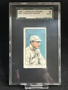 1909 E90-1 American Caramel Peaches Graham SGC One of Rarest in Set