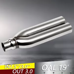 2.5'' 3'' Inlet/outlet Blastpipes blast pipe exhaust UNIVERSAL MUFFLER - Picture 1 of 6