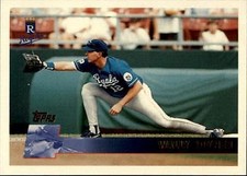 1996 Wally Joyner Kansas City Royals Topps Baseball Card # 386